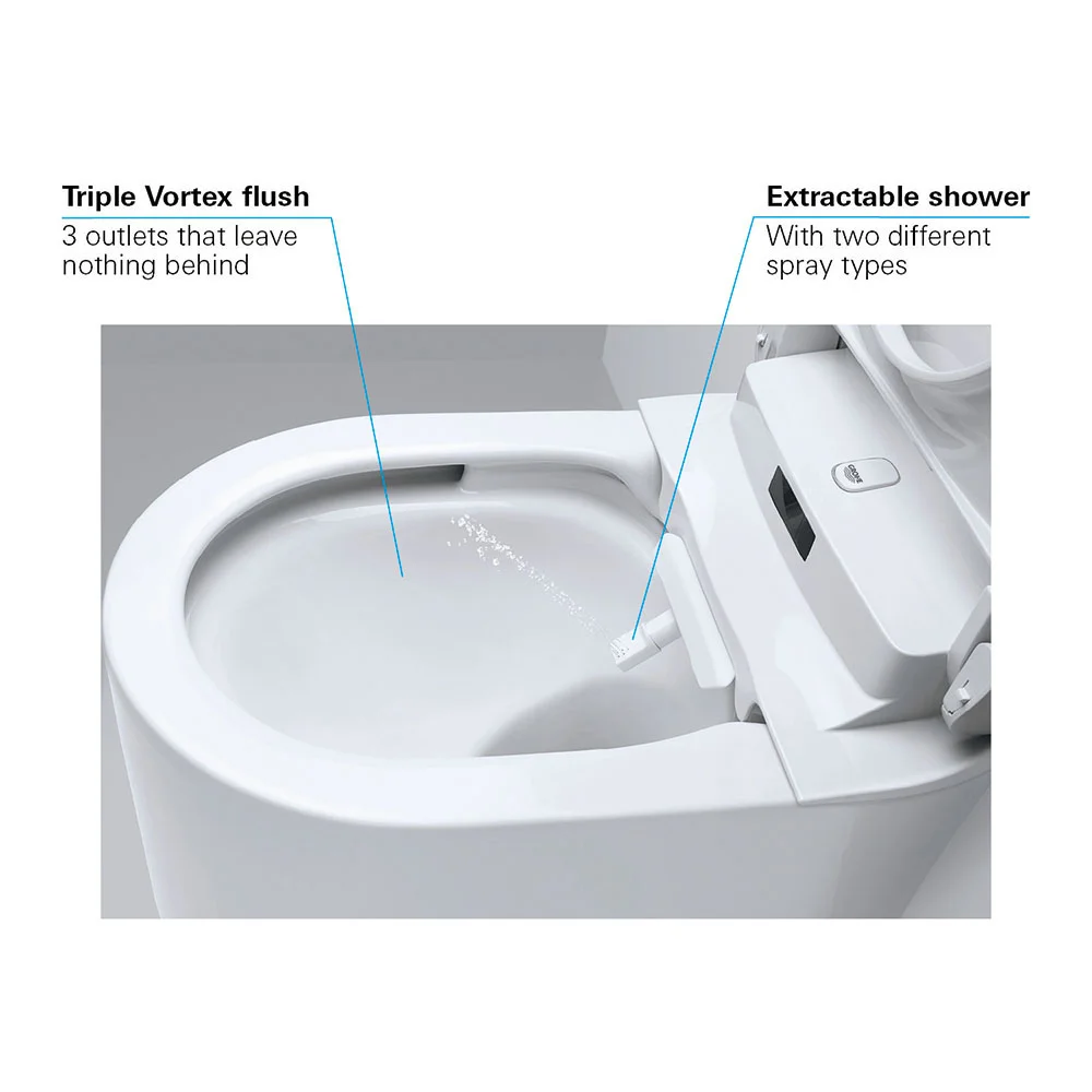 Grohe Sensia Arena Wall Hung Smart Toilet 7 Grohe Sensia Arena Wall Hung Smart Toilet - Image 6
