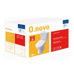 Villeroy And Boch O.novo Combi-Pack Close Coupled Open Back Toilet -Victorian Plumbing Shop 5661h101 d3