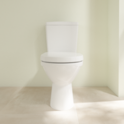 Villeroy And Boch O.novo Combi-Pack Close Coupled Open Back Toilet -Victorian Plumbing Shop 5661h101 d5