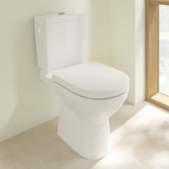 Villeroy And Boch O.novo Combi-Pack Close Coupled Open Back Toilet -Victorian Plumbing Shop 5661h101 l3