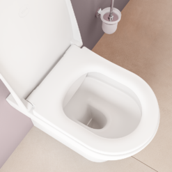 VitrA Evi Round Rimless Back-to-Wall Toilet With Soft-Close Seat -Victorian Plumbing Shop 7517b003 6341 d17