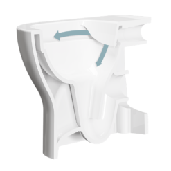 VitrA Evi Round Rimless Back-to-Wall Toilet With Soft-Close Seat -Victorian Plumbing Shop 7517b003 6341 d3