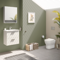VitrA Evi Round Rimless Back-to-Wall Toilet With Soft-Close Seat -Victorian Plumbing Shop 7517b003 6341 d5