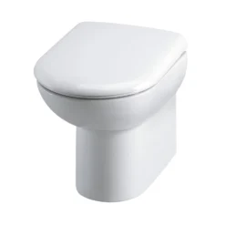 Alaska Rimless Back To Wall Toilet Pan + Soft Close Seat -Victorian Plumbing Shop abtwr d3