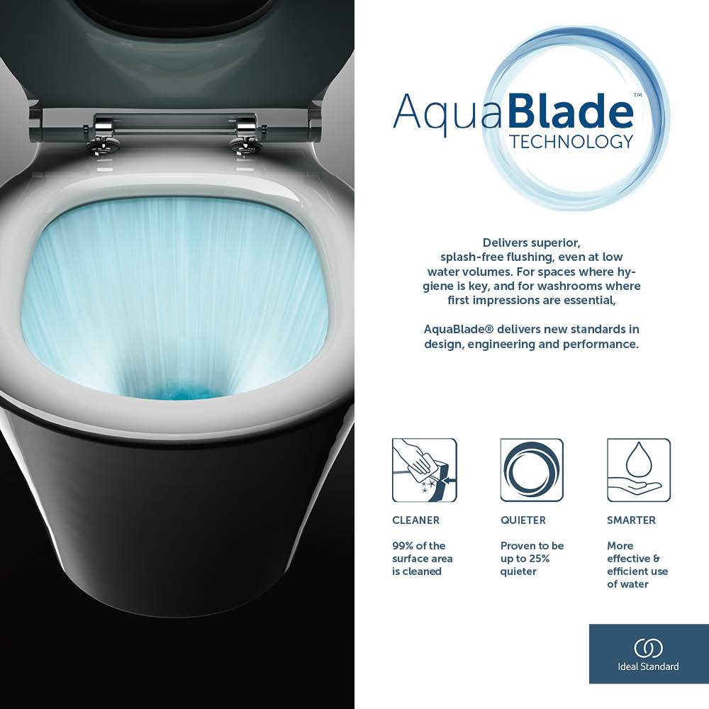 Ideal Standard Tesi AquaBlade Wall Hung Toilet 7 Ideal Standard Tesi AquaBlade Wall Hung Toilet - Image 5