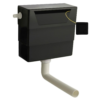 Atlas Matt Black And Oak WC Toilet Unit With Pan, Cistern & Matt Black Flush -Victorian Plumbing Shop atlwcmbpk1 d2