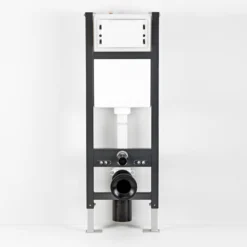 Trafalgar Toilet Frame & Dual Flush Cistern - Antique Brass Plate