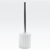 Arezzo White Fluted Toilet Brush Holder -Victorian Plumbing Shop azftb l2