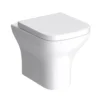 Brooklyn 500mm White Gloss 2-In-1 Combined Wash Basin & Toilet -Victorian Plumbing Shop bcomwht d3
