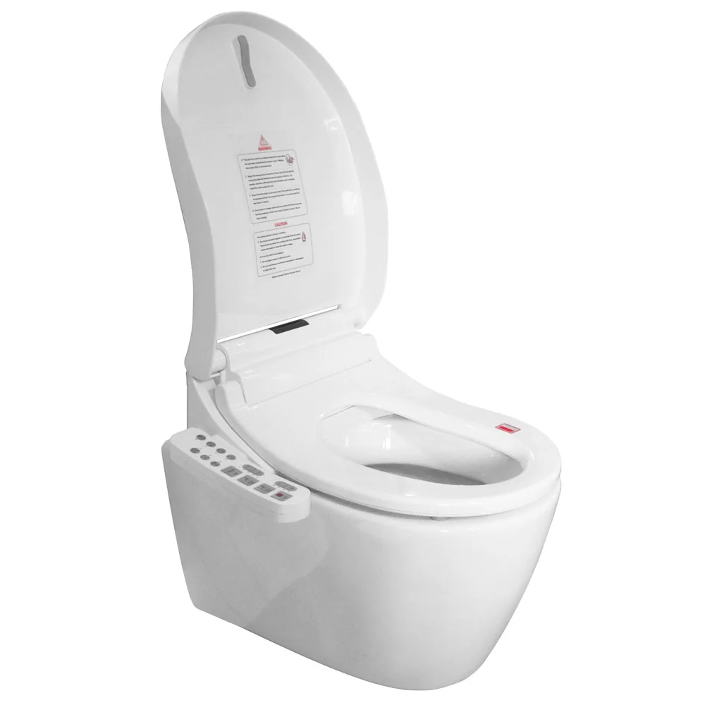 Bianco Wall Hung Smart Toilet With Bidet Wash Function, Heated Seat + Dryer 4 Bianco Wall Hung Smart Toilet With Bidet Wash Function, Heated Seat + Dryer - Image 2