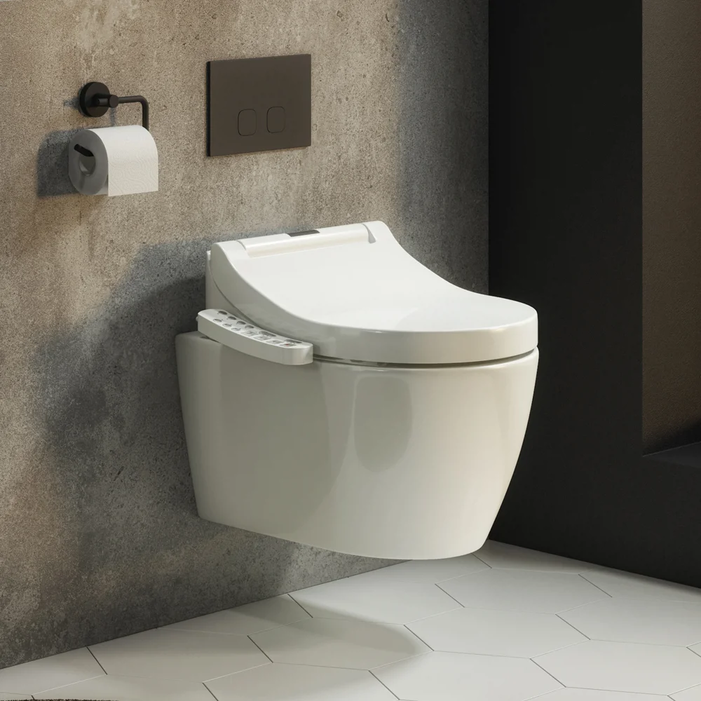 Bianco Wall Hung Smart Toilet With Bidet Wash Function, Heated Seat + Dryer 6 Bianco Wall Hung Smart Toilet With Bidet Wash Function, Heated Seat + Dryer - Image 4