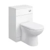 Cove 500mm BTW Toilet Unit Inc. Cistern + Soft Close Seat (Depth 300mm) -Victorian Plumbing Shop c5030btwwc l