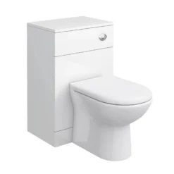 Cove 500mm BTW Toilet Unit Inc. Cistern + Soft Close Seat (Depth 330mm)