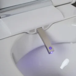 Cruze Wall Hung Smart Toilet + Compact Top/Front Flush Toilet Frame With Chrome Flush - Square Buttons -Victorian Plumbing Shop crazsb l9