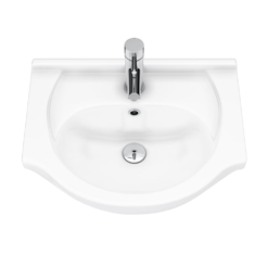 AquaSure Cove White PVC 550mm Vanity With WC Toilet Unit - 100% Waterproof -Victorian Plumbing Shop cv550 wp d5