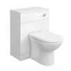 Cove 600mm BTW Toilet Unit Incl. Cistern + Soft Close Seat (Depth 300mm) -Victorian Plumbing Shop cv600btwwc