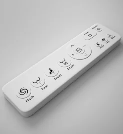 Cruze Wall Hung Smart Toilet + Compact Top/Front Flush Toilet Frame With Chrome Flush - Round Buttons -Victorian Plumbing Shop cz881wh lv8