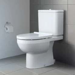 Duravit DuraStyle Basic Rimless Close Coupled Toilet (4.5/3 L Flush) + Seat