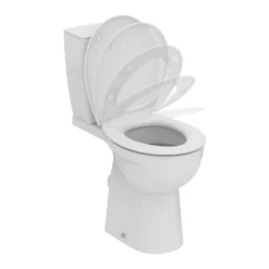 Ideal Standard Eurovit+ Comfort Height Close Coupled Toilet With Soft Close Seat -Victorian Plumbing Shop e218401 d6