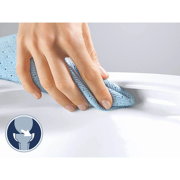 Grohe Euro Compact Rimless Wall Hung Toilet With Soft Close Seat 9 Grohe Euro Compact Rimless Wall Hung Toilet With Soft Close Seat - Image 7