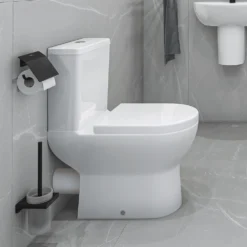 Hansgrohe GladeLake S Rimless Close Coupled Toilet With AquaChannel Flush -Victorian Plumbing Shop glccwcst n