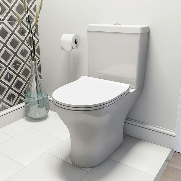 Orion Round Compact Close Coupled Toilet With Luxury Slim Soft Close Seat 6 Orion Round Compact Close Coupled Toilet With Luxury Slim Soft Close Seat - Image 4