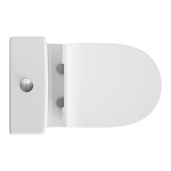 Orion Round Compact Close Coupled Toilet With Luxury Slim Soft Close Seat 9 Orion Round Compact Close Coupled Toilet With Luxury Slim Soft Close Seat - Image 7