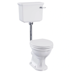 Burlington Guild Low Level Toilet - Chrome
