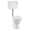 Burlington Guild Low Level Toilet - Gold -Victorian Plumbing Shop gu6118cw gold 1
