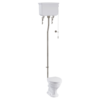 Burlington Guild High Level Toilet - Brushed Nickel -Victorian Plumbing Shop gu7002cw nickel 1