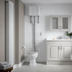 Premier® Carlton High Level Traditional Toilet - WC, Cistern And Pan -Victorian Plumbing Shop hltwc d3