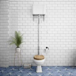 Premier® Carlton High Level Traditional Toilet - WC, Cistern And Pan -Victorian Plumbing Shop hltwc l2