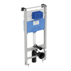 Ideal Standard Tesi AquaBlade Toilet + Concealed WC Mechanical Cistern With Wall Hung Frame (Chrome Flush Plate) -Victorian Plumbing Shop ilawhbla d1