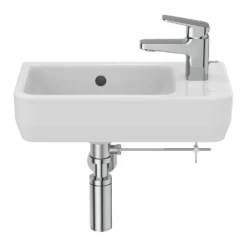 Ideal Standard I.Life S Rimless Toilet + 450mm Wall Hung Basin With Bottle Trap 12 Ideal Standard I.Life S Rimless Toilet + 450mm Wall Hung Basin With Bottle Trap -Victorian Plumbing Shop isil45wh d3