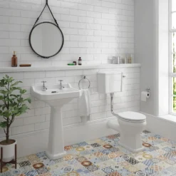 Premier® Carlton Low Level Traditional Toilet - Excludes Seat -Victorian Plumbing Shop lltcwc d2
