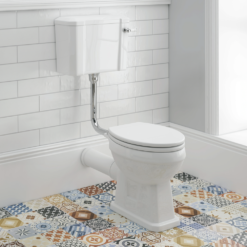 Premier® Carlton Low Level Traditional Toilet - Excludes Seat -Victorian Plumbing Shop lltcwc l3a