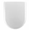 Premier® Nuie Luxury D-Shape Soft Close Toilet Seat With Top Fix - White