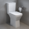 Nova Modern Rimless Comfort Height Toilet + Soft Close Seat