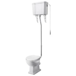 Premier® Carlton High Level Traditional Toilet - WC, Cistern And Pan -Victorian Plumbing Shop nwbtws d4a