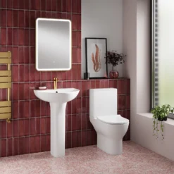 Orion Round Compact Close Coupled Toilet With Luxury Slim Soft Close Seat 12 Orion Round Compact Close Coupled Toilet With Luxury Slim Soft Close Seat -Victorian Plumbing Shop or4pcsscd1a