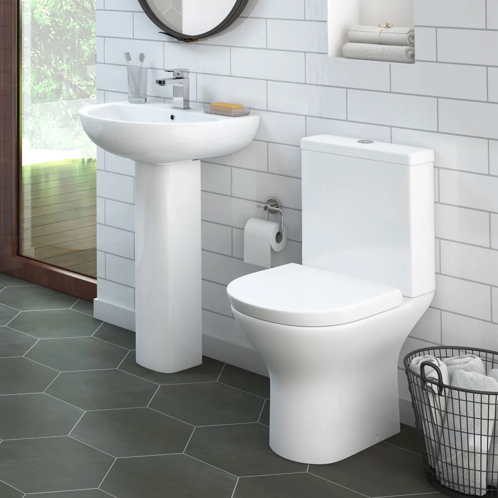 Orion Modern Short Projection Toilet + Soft Close Seat 4 Orion Modern Short Projection Toilet + Soft Close Seat - Image 2