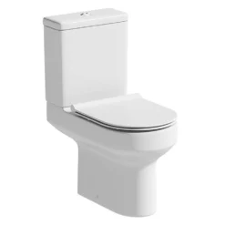 Orchard Wharfe Rimless Close Coupled Toilet With Slim Soft Close Seat -Victorian Plumbing Shop orwhrlcc02 l4
