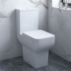 Potenza Short Projection Rimless Toilet With Soft Close Seat