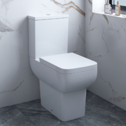 Potenza Short Projection Rimless Toilet With Soft Close Seat
