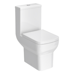 Potenza Short Projection Rimless Toilet With Soft Close Seat -Victorian Plumbing Shop ptzcc l2