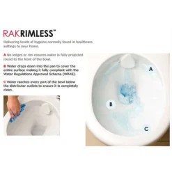 RAK Resort Mini Rimless Close Coupled BTW Toilet + Quick Release Soft Close Urea Seat 6 RAK Resort Mini Rimless Close Coupled BTW Toilet + Quick Release Soft Close Urea Seat -Victorian Plumbing Shop rakcompactdeluxefullybtwrimlesswcwithsoftcloseseatcomrim45pakd1 1