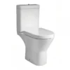 RAK Resort Maxi Rimless Close Coupled Full Access Toilet + Quick Release Soft Close Urea Seat