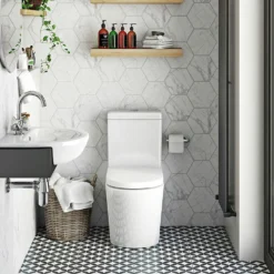 Mode Tate Rimless Close Coupled Toilet With Soft Close Seat -Victorian Plumbing Shop tatrimcc01 l6