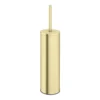 Arezzo Brushed Brass Toilet Brush + Holder