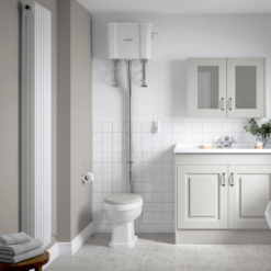 Trafalgar High Level Toilet (Chrome) Excludes Seat 14 Trafalgar High Level Toilet (Chrome) Excludes Seat -Victorian Plumbing Shop thlt1 d1